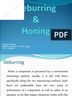 Deburring and Honning