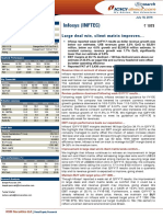 Infosys (INFTEC) : Large Deal Win, Client Matrix Improves