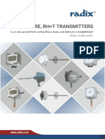 2-Wire, RH+T Transmitters: 2 X 4 20 Ma Outputs Ip65/Ip66 Dual LCD Display Flameproof SC805, SC806, SC807