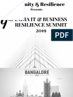 India It & Business Resilience Summit 2019: Presents