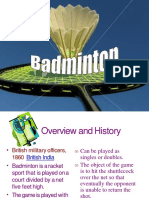 Badminton Powerpoint