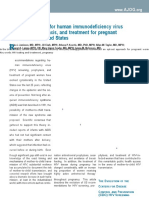 Recommendations For Human Immunodeficiency Virus Screening, Prophylaxis, and Treatment For Pregnant Women in The United States