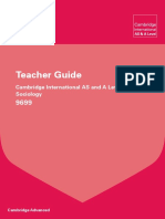 Teacher Guide: Cambridge International AS and A Level Sociology