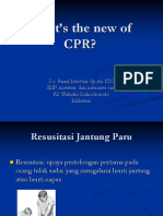 What's The New of CPR?: Dr. Faisal Muchtar SP - An KIC SMF Anestesi Dan Intensive Care RS Wahidin Sudirohusodo Makassar