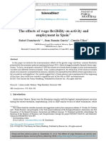 The Effects of Wage Flexibility On Activity and Employment in Spain