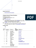 Protocol Numbers