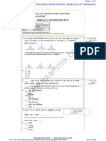 RRB Alp CBT 1 Paper 31 Aug 2018 Shift 02