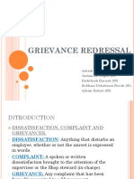 Grievance Redressal