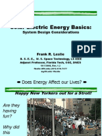 Solar Electric System Design