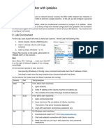 Lab 06: Packet Filter With Iptables: 1. Overview