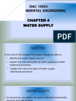 Chapter 4.1 Water Supply Treatment