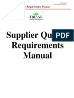 Supplier Manual Tribar