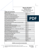 Model APS-997C: Installation Manual 2 Way LCD Vehicle Security and Remote Start System