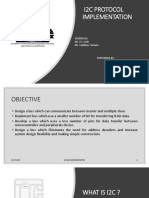 I2C Protocol Implementation: Guided By: MR .Y.V. Joshi Mr. Vaibbhav Taraate