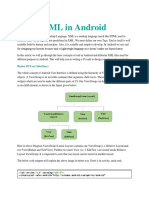 XML in Android: Basics of User Interface