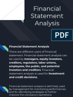 Financial Statement Analysis