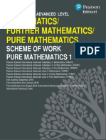 P1 Maths Edexcel IAL Scheme of Work