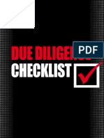 Due Diligence: Checklist