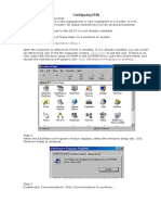 Configuring DUN: Installing The DUN Service: Step 1