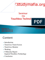 CSE Touchless Touchscreen Technology