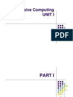 Pervasive Computing Unit I