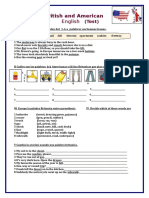 British and American English Test Tests 75819