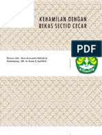 Kehamilan Dengan Bekas Sectio Cecar: Disusun Oleh: Heru Maranata Nababan Pembimbing: Dr. Dr. Donel S, Spog (K)