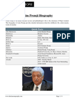 Azim Premji Biography: Quick Facts