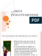 Ethics Voluntariness