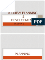 Tourism Planning & Development: Lesson 2