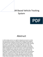 GPS and GSM Based Vehicle Tracking System