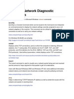 Windows Network Diagnostic Commands