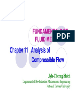 Fundamentals of Fluid Mechanics Chapter 11 Analysis of Compressible Flow