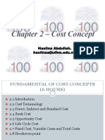 Chapter 2 - Cost Concept: Haslina Abdullah. Haslinaa@uthm - Edu.my