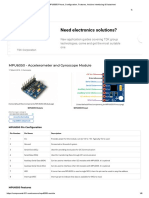 MPU6050 Pinout, Configuration, Features, Arduino Interfacing & Datasheet