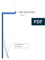 Arp Spoofing