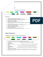 Unit 3 - Grammer & Vocabulary