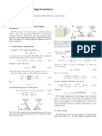 Lecture Notes On Topological Insulators: Zyuzin and Burkov 2012