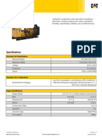 CAT32 1.25MVA Technical Data Sheet 12 Leads Out 240V