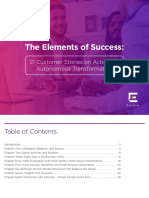 The Elements of Success:: 21 Customer Stories On Achieving Autonomous Transformation