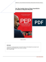 Book Pep Confidential The Inside Story of Pep Guardio