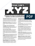 Frank Zane's XYZ