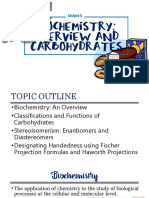 Biochemistry and Carbohydrates