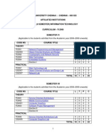 IT Syllabus Anna University-2008 Regulation