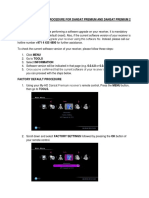 Software Upgrade Procedure For Dansat Premium PDF