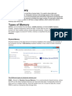 Types of Memory