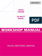 Isuzu AA-6SD1T Workshop