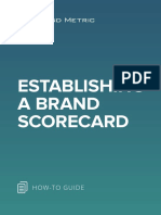 Establishing A Brand Scorecard