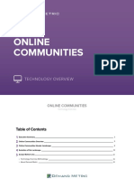 Online Communites Technology Overview