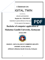 Digital Twin: Bachelor of Computer Application of Mahatma Gandhi University, Kottayam